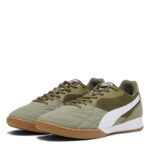 Puma Top Indoor Football Boots – Olive/White