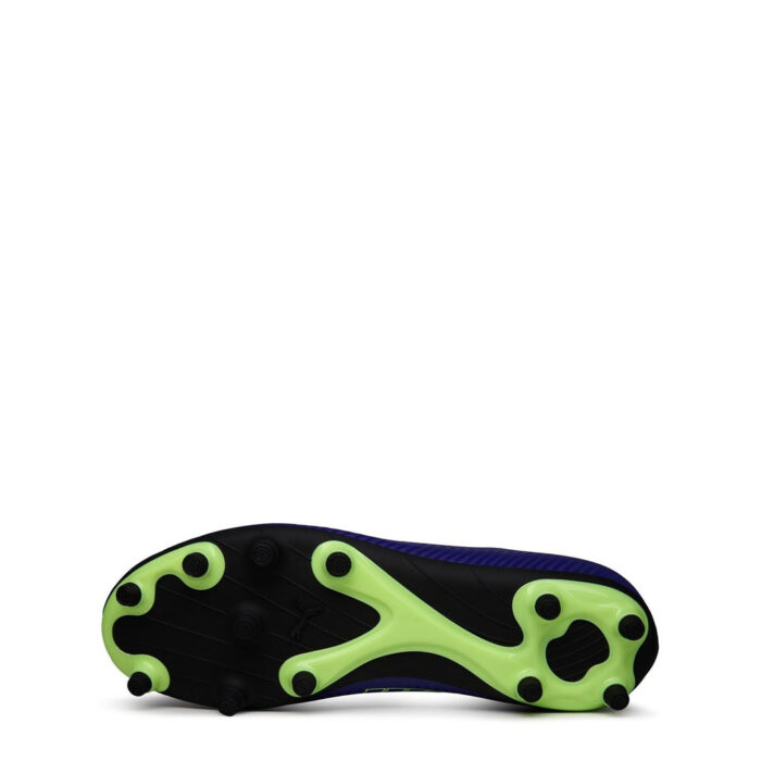 Puma Finesse Laceless Junior Firm Ground Football Boots – Purple/Green – view 3