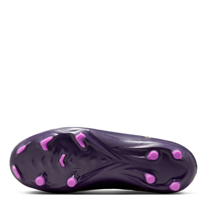 Nike Zoom Mercurial Vapor 16 Junior Firm Ground Football Boots – Purple/Ivory – view 3