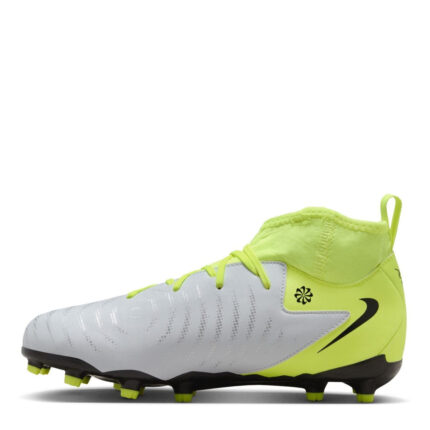 Nike Phantom Luna Ii Junior Firm Ground Football Boots – Silver/Volt – view 2