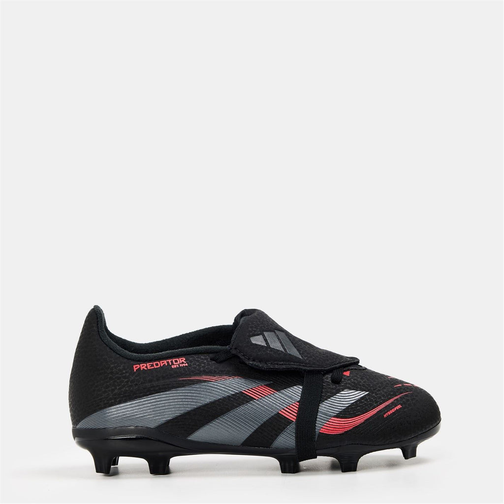 adidas Predator Junior Firm Ground Football Boots – Black/Grey