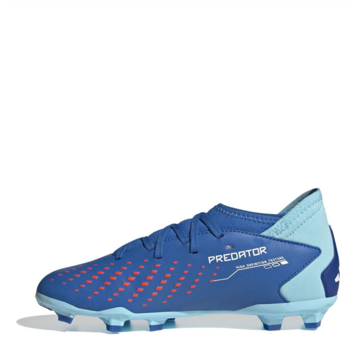 adidas Predator Accuracy.3 Junior Firm Ground Football Boots – Blue/White – view 8