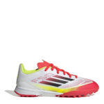 adidas F50 Junior Turf Football Boots – White/Red