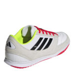 adidas Junior Indoor Football Boots – Wht/Blk/Greone - Image 4