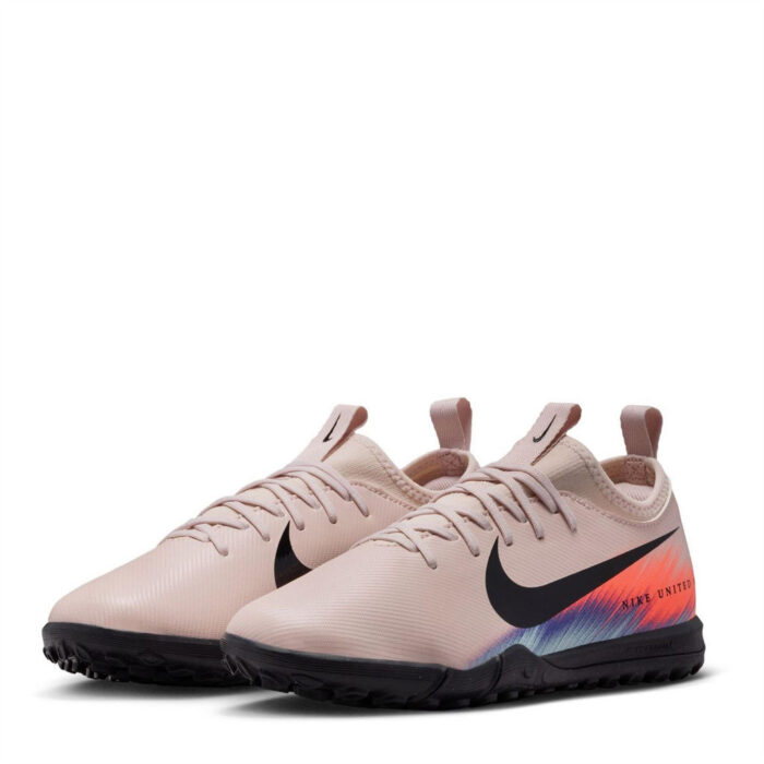 Nike Zoom Mercurial Vapor 16 Junior Turf Football Boots – Pink/Blue - Image 4