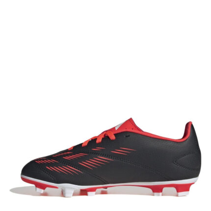 adidas Predator 24 Junior Firm Ground Football Boots – Black/White/Red – view 2