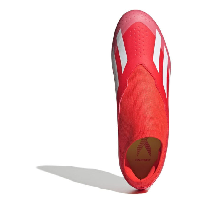 adidas X Crazyfast Firm Ground Football Boots – Red/Wht/Yellow – view 5