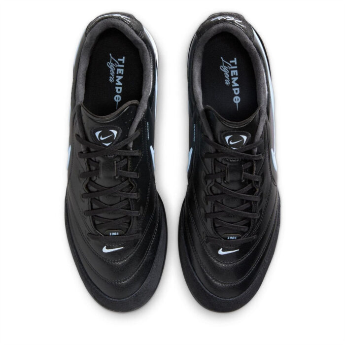 Nike Tiempo Ligera Turf Football Boots – Black/Blue – view 6