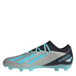 adidas X Crazyfast Firm Ground Football Boots – Silver/Blue/Blk – view 2