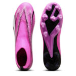 Puma Ultra Firm Ground Football Boots – Pink/White/Blk - Image 3