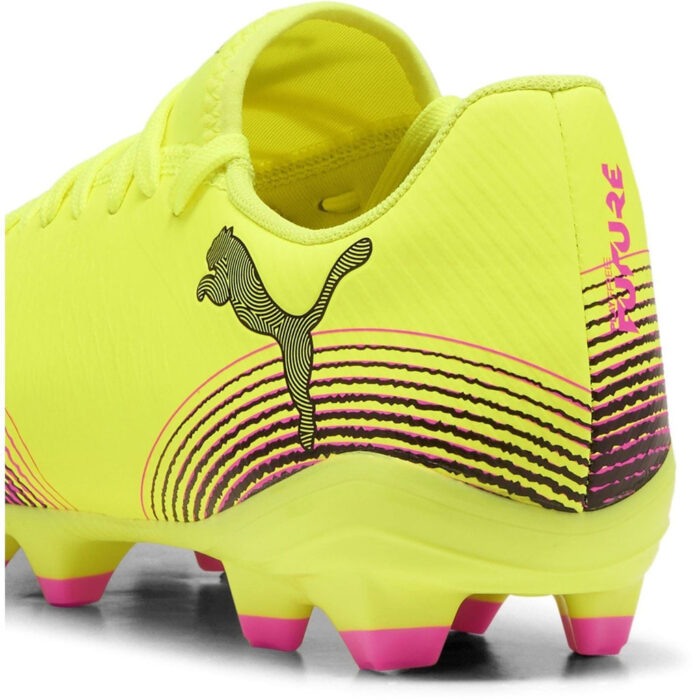 Puma Womens Future 8 Firm Ground Football Boots – Yellow/Black – view 5