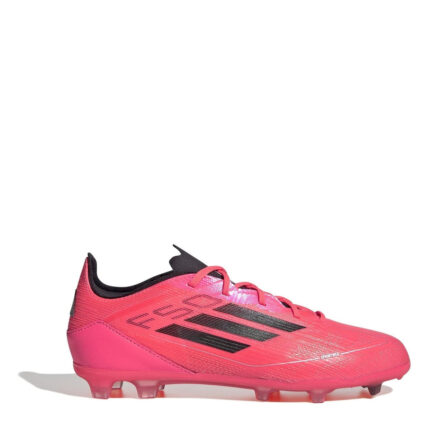 adidas F50 Junior Firm Ground Football Boots – Pink/Black
