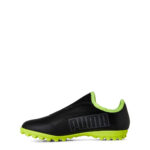 Puma Finesse Junior Turf Football Boots – Black/FluYellow – view 2