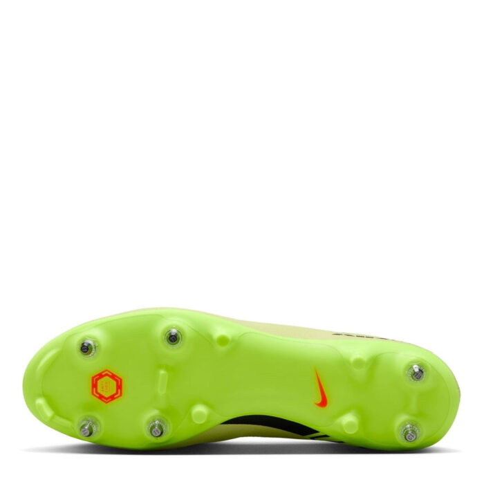 Nike Zoom Mercurial Vapor 16 Soft Ground Football Boots – Volt/Crimson – view 3
