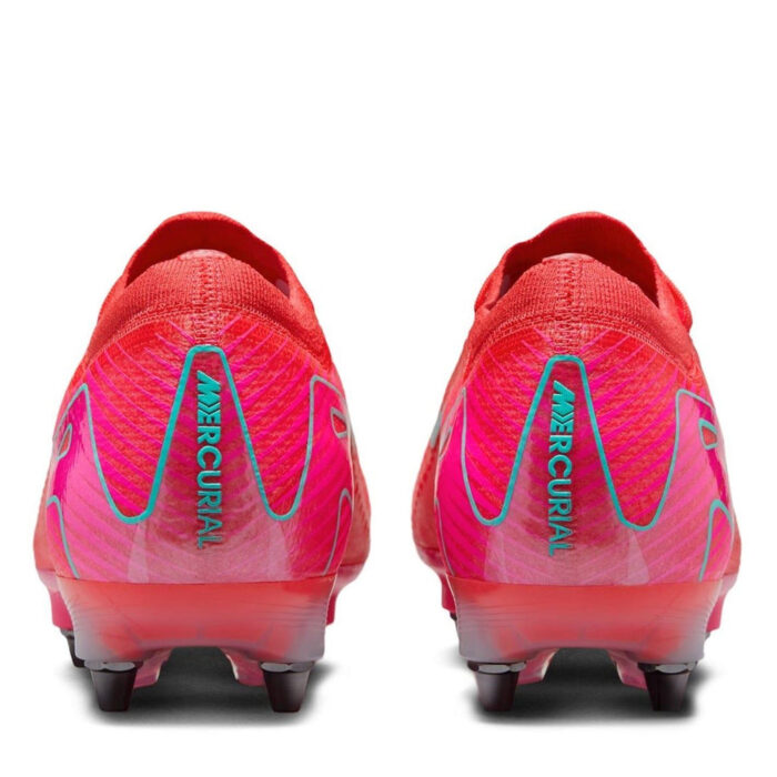 Nike Mercurial Vapor 16 Soft Ground Football Boots – Red/Green – view 5