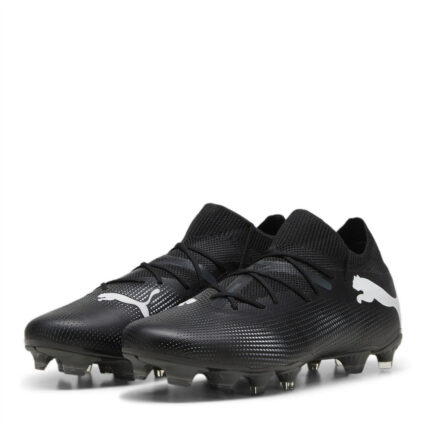 Puma Future 7 Firm Ground Football Boots – Black/White