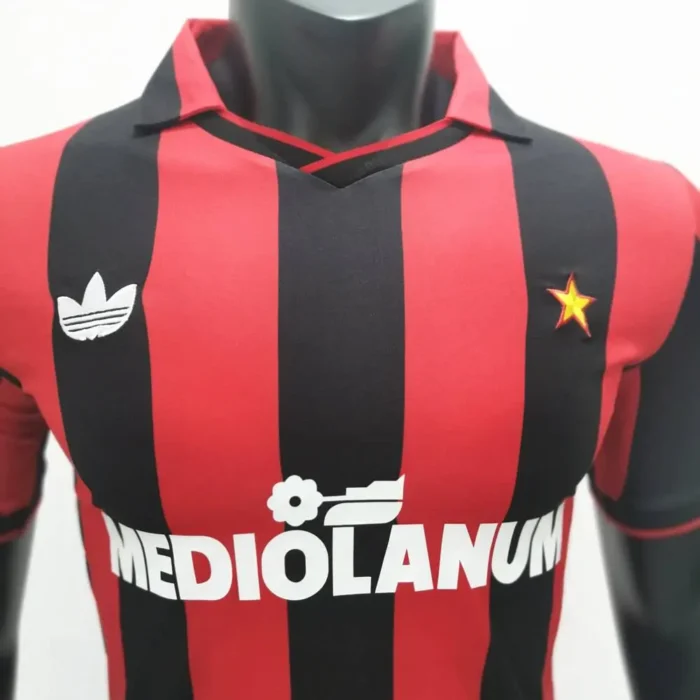 Retro AC Milan 1990/91 Home Jersey - Image 5