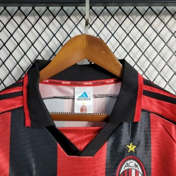Retro AC Milan 1998/99 Home Jersey - Image 4