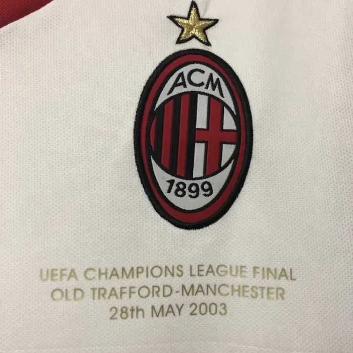 Retro AC Milan 2002 UCL Away Jersey - Image 3