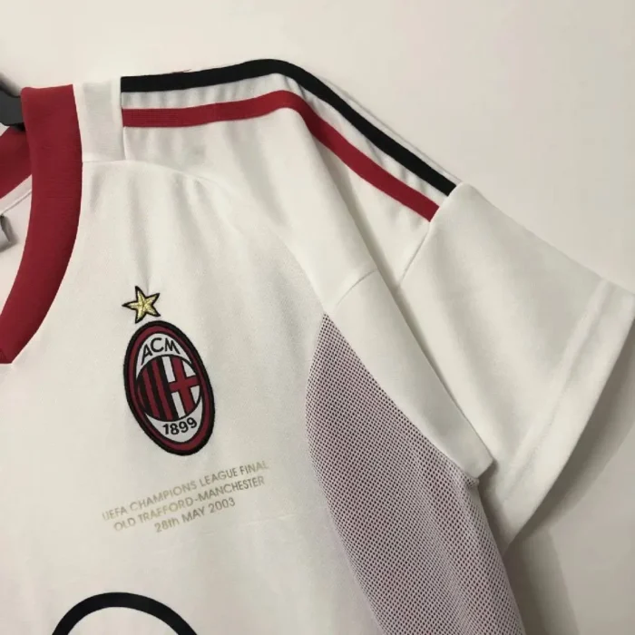 Retro AC Milan 2002 UCL Away Jersey - Image 5