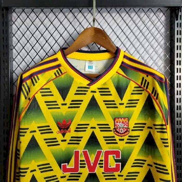 Retro Arsenal 1991/93 Away Long Sleeve Jersey - Image 2
