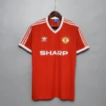 Retro Manchester United 1982/84 Home Jersey - Image 2