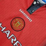 Retro Manchester United 1996/97 Home Long Sleeve Jersey - Image 5