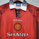 Retro Manchester United 1996/97 Home Jersey - Image 3