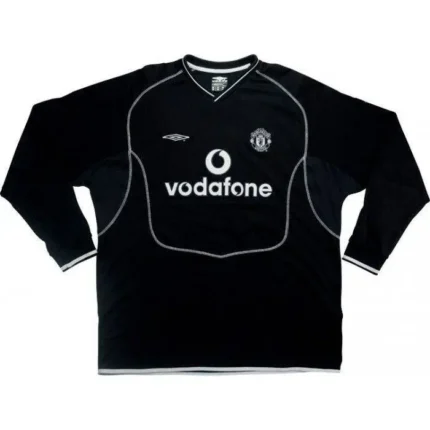 Retro Manchester United 2000/02 Goalkeeper Long Sleeve Jersey – view 2
