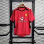 Retro Manchester United 2002/04 Home Jersey - Image 2