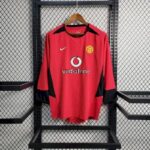 Retro Manchester United 2002/04 Home Long Sleeve Jersey