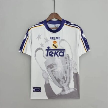 Retro Real Madrid 1997/98 Champions League 7 Champions Commemorative Jersey – view 2
