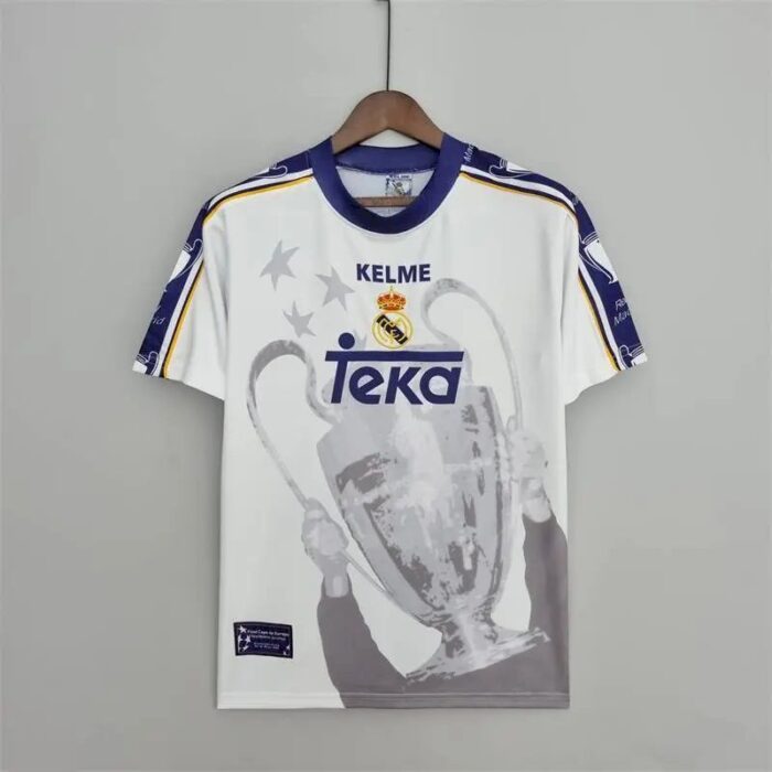 Retro Real Madrid 1997/98 Champions League 7 Champions Commemorative Jersey - Image 2