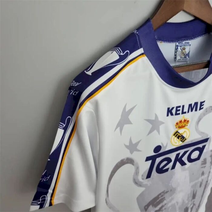 Retro Real Madrid 1997/98 Champions League 7 Champions Commemorative Jersey - Image 4