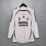 Retro Real Madrid 2006/07 Home Long Sleeve Jersey