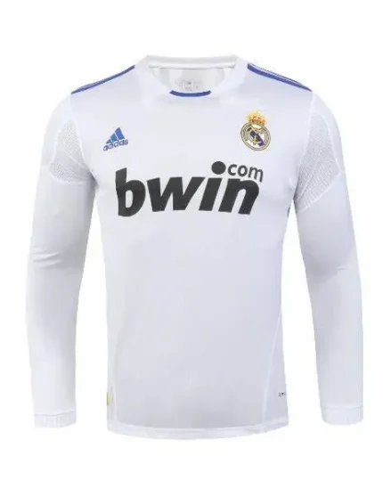 Retro Real Madrid 2010/11 Home Long Sleeve Jersey