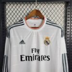 Retro Real Madrid 2013/14 Home Long Sleeve Jersey - Image 2