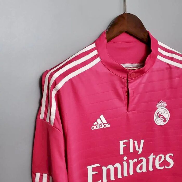 Retro Real Madrid 2014/15 Away Long Sleeve Jersey - Image 3