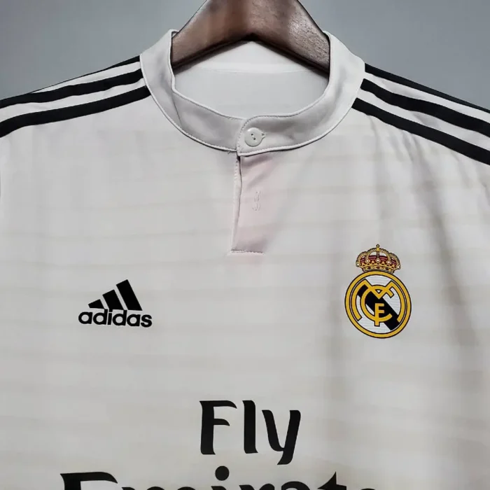 Retro Real Madrid 2014/15 Home Long Sleeve Jersey - Image 2