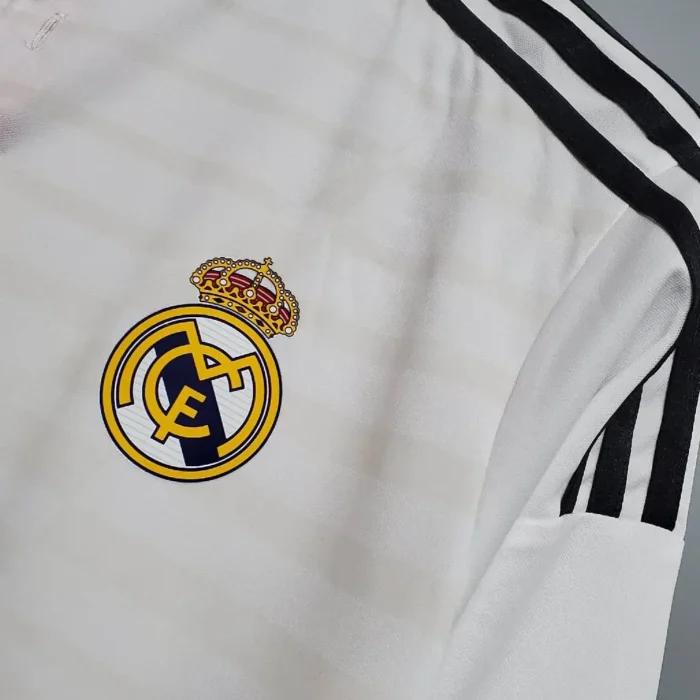 Retro Real Madrid 2014/15 Home Long Sleeve Jersey - Image 5