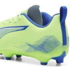 Puma Ultra Junior Firm Ground Football Boots – Green/Wht/Blue - Image 5