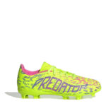 adidas Predator Junior Firm Ground Football Boots – Yellow/Pink