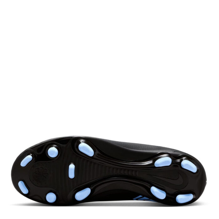 Nike Mercurial Vapor 16 Junior Firm Ground Football Boots – Black/Blue – view 3