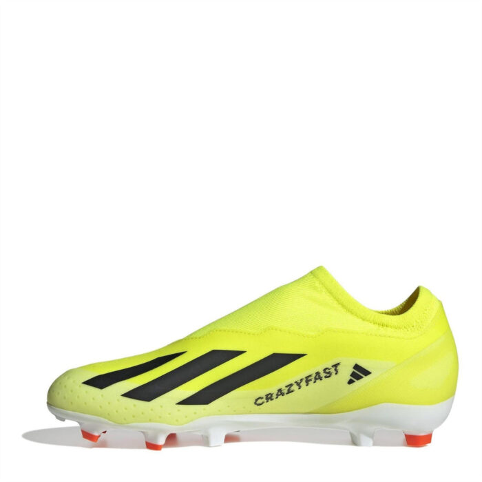 adidas X Crazyfast Firm Ground Football Boots – Yellow/Blk/Wht – view 8