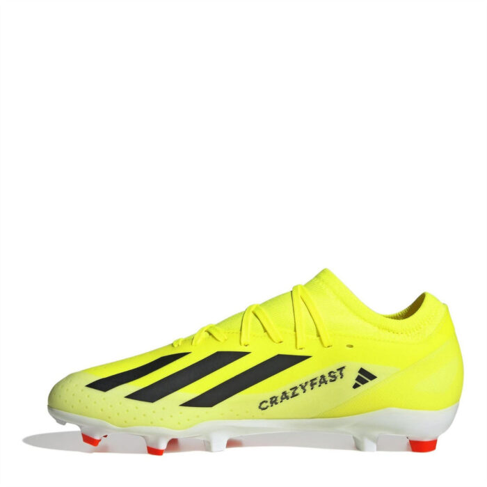 adidas X Crazyfast Firm Ground Football Boots – Yellow/Blk/Wht – view 8