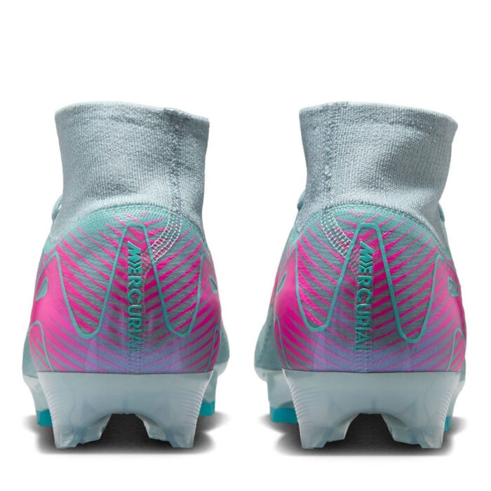 Nike Mercurial Superfly 10 Firm Ground Football Boots – Grey/Pink – view 5