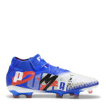 Puma Future 8 Firm Ground Football Boots – White/Blue – view 4