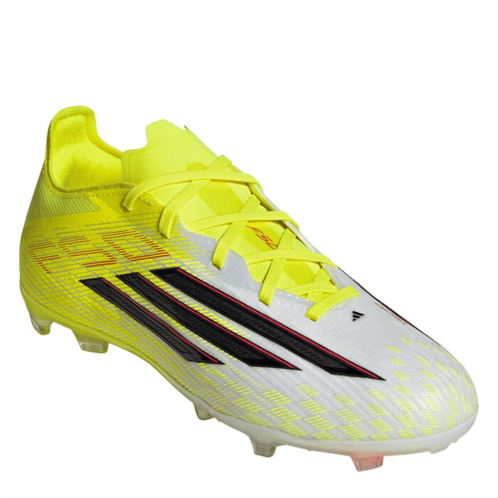 adidas F50 Junior Firm Ground Football Boots – Solar Yellow – view 3