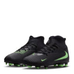 Nike Phantom 6 Junior Multi-Ground Football Boots – Black/Green - Image 4
