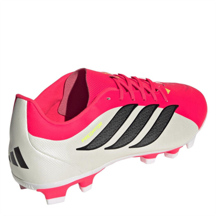 adidas Predator Firm Ground Football Boots – Red/Blk/White – view 4